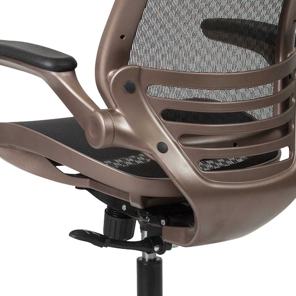 Flash Furniture Exec Mesh Chair, Mid-Back, Black - BL-8801X-GG