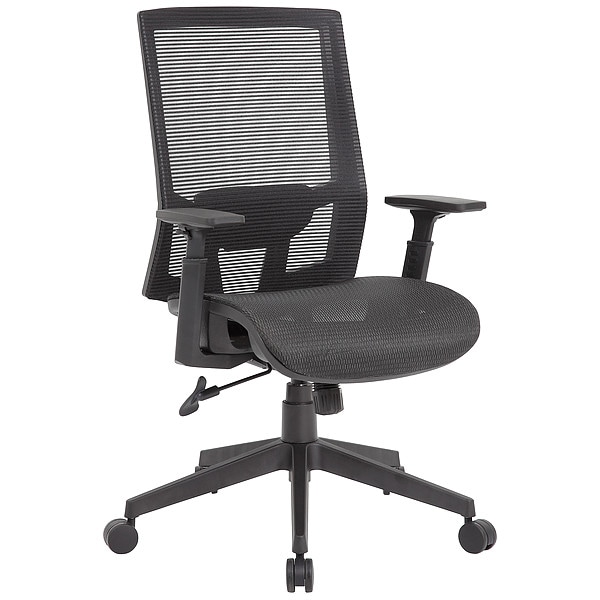 Boss Office Chair, 43 1/2 in H, Black - B6044