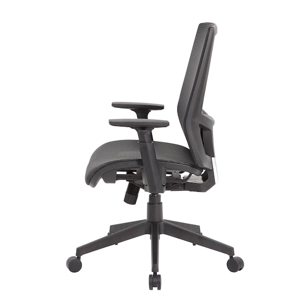 Boss Office Chair, 43 1/2 in H, Black - B6044
