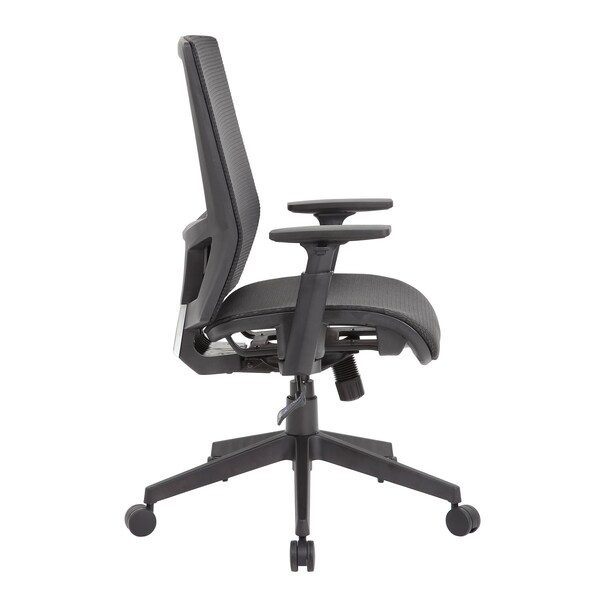 Boss Office Chair, 43 1/2 in H, Black - B6044