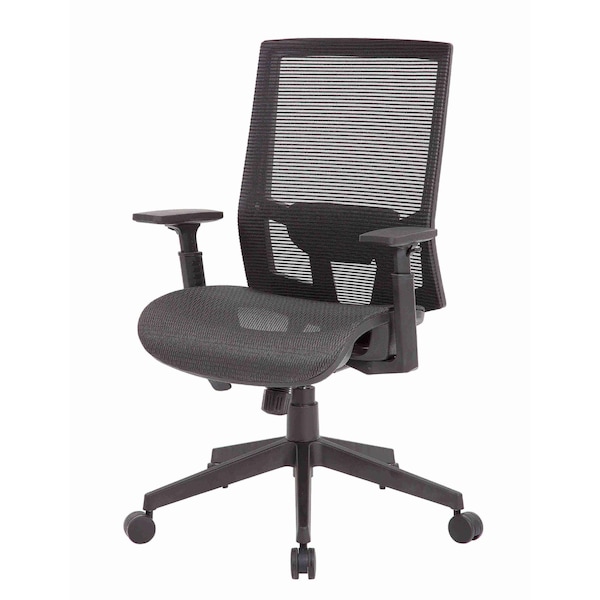 Boss Office Chair, 43 1/2 in H, Black - B6044