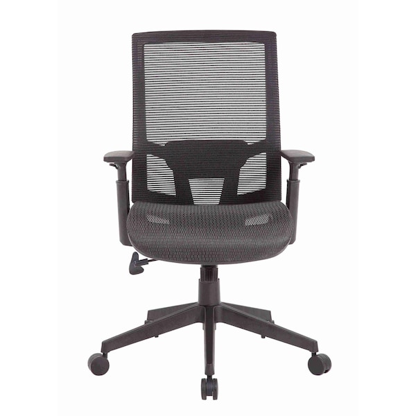 Boss Office Chair, 43 1/2 in H, Black - B6044