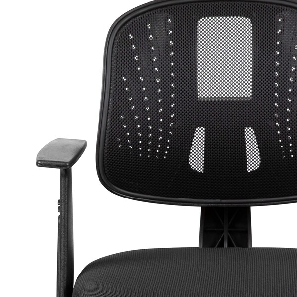 Flash Furniture Pivot Back Black Mesh Chair - LF-134-A-BK-GG