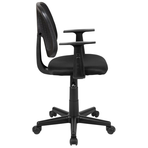 Flash Furniture Pivot Back Black Mesh Chair - LF-134-A-BK-GG