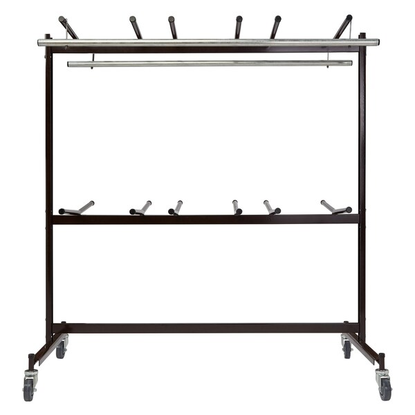 National Public Seating Folding Chair Cart, 1300 lb. Load Capacity, Holds 84 Chairs - 84-60