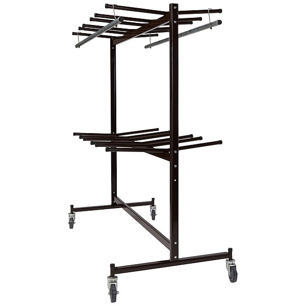 National Public Seating Folding Chair Cart, 1300 lb. Load Capacity, Holds 84 Chairs - 84-60