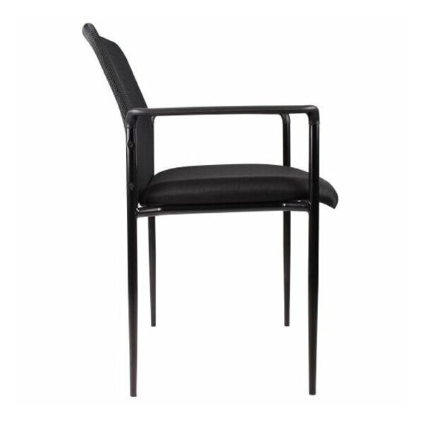 Boss Guest Chair, 24 in W 24" L 33" H, Fixed, Mesh Seat - B6909-BK