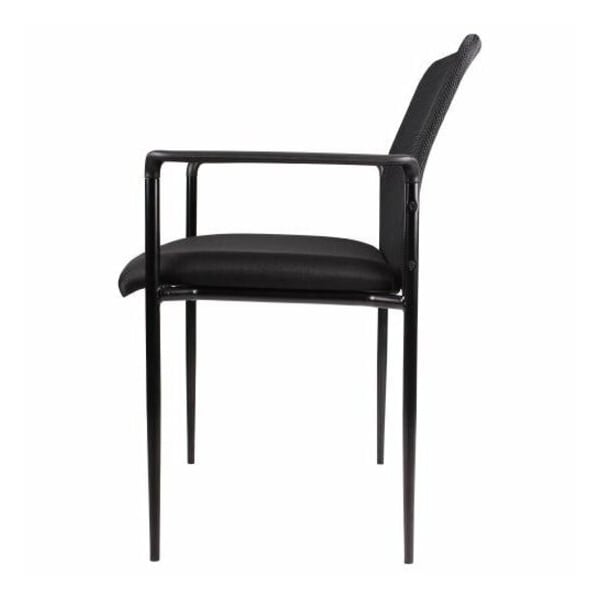 Boss Guest Chair, 24 in W 24" L 33" H, Fixed, Mesh Seat - B6909-BK