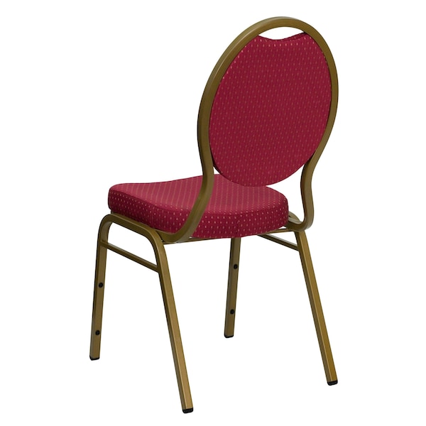 Flash Furniture Hercules Banquet Chair, 17-1/2 in W 21" L 37-3/4" H, Fixed, Fabric Seat - FD-C04-ALLGOLD-2804-GG