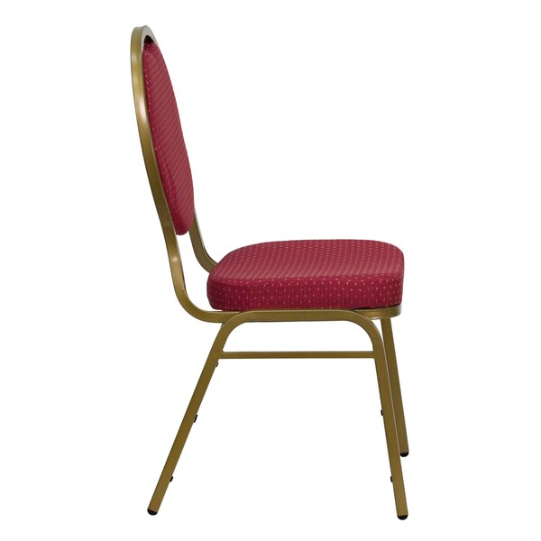 Flash Furniture Hercules Banquet Chair, 17-1/2 in W 21" L 37-3/4" H, Fixed, Fabric Seat - FD-C04-ALLGOLD-2804-GG