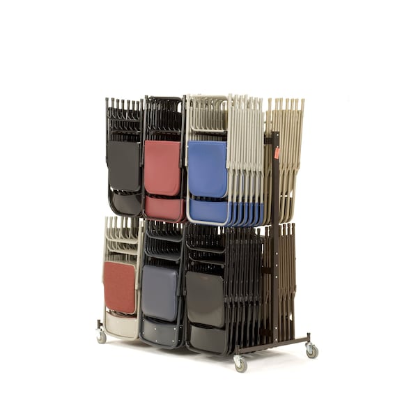 National Public Seating Folding Chair Dolly, 1300 lb. Load Capacity, Holds 84 Chairs - 84
