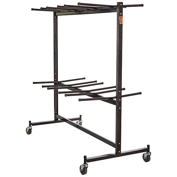 National Public Seating Folding Chair Dolly, 1300 lb. Load Capacity, Holds 84 Chairs - 84