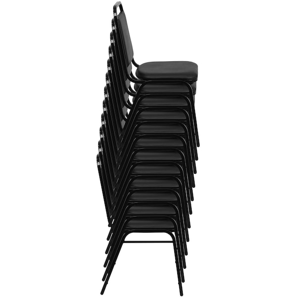 Flash Furniture Hercules Banquet Chair, Brown Back, 17-1/2 in W 20-1/4" L 34" H, Vinyl Seat - FD-BHF-2-BN-GG