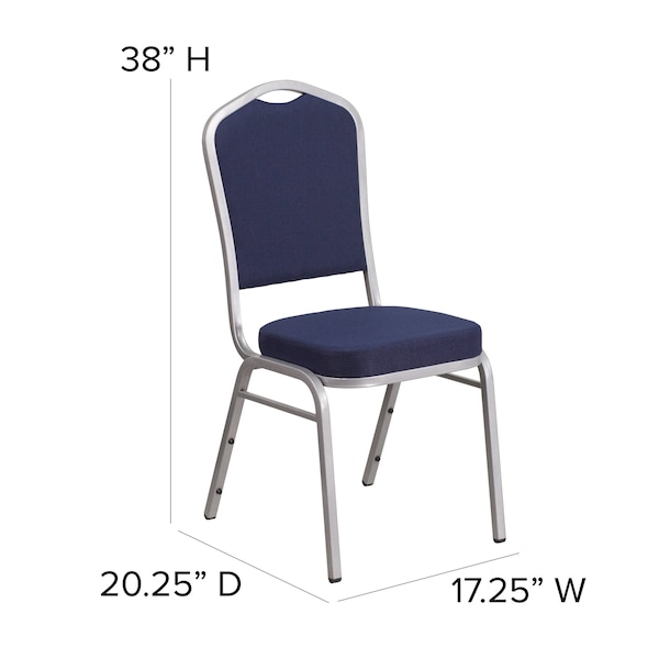 Flash Furniture Hercules Banquet Chair, 17-1/4 in W 20-1/4" L 38" H, Fabric Seat - FD-C01-S-2-GG
