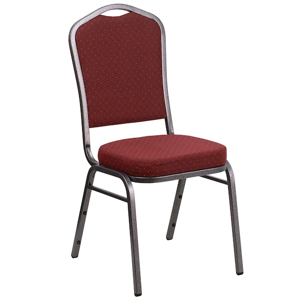 Flash Furniture Hercules Banquet Chair, 17-1/4 in W 20-1/4" L 38" H, Fabric Seat - NG-C01-HTS-2201-SV-GG