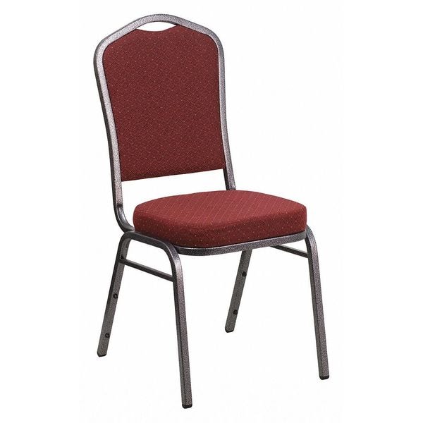 Flash Furniture Hercules Banquet Chair, 17-1/4 in W 20-1/4" L 38" H, Fabric Seat - NG-C01-HTS-2201-SV-GG
