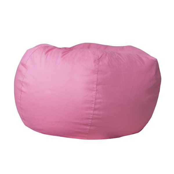 Flash Furniture Bean Bag Chair, 42 in W 42" L 19" H - DG-BEAN-LARGE-SOLID-PK-GG