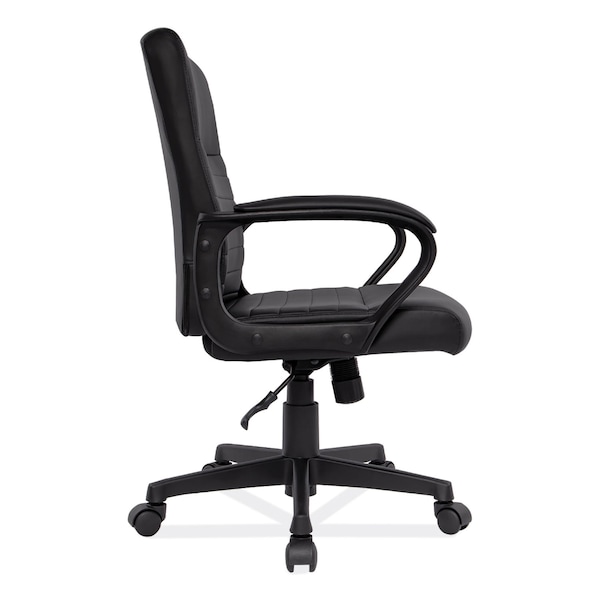 Alera Breich Series Manager Chair, Supports Up to 275 lbs, 16.73" to 20.39" Seat Height, Black - ALEBC42B19