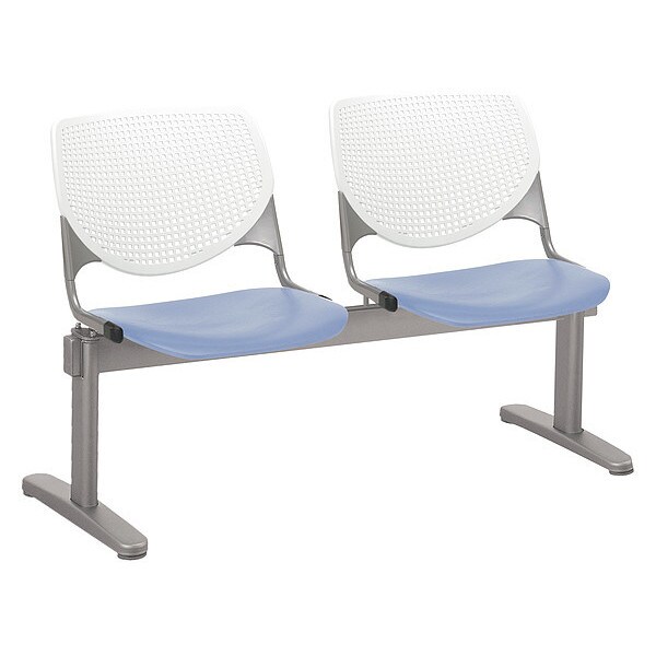 Kfi Kool Beam Seat Beam Seating, Blue Back, 47 in W 22” L 31” H - 2300BEAM2-BP08-SP20