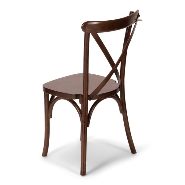 Atlas Commercial Products Madison Cross Back Chair, Mark II, Fruitwood - XBC45FW