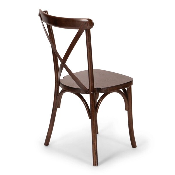 Atlas Commercial Products Madison Cross Back Chair, Mark II, Fruitwood - XBC45FW
