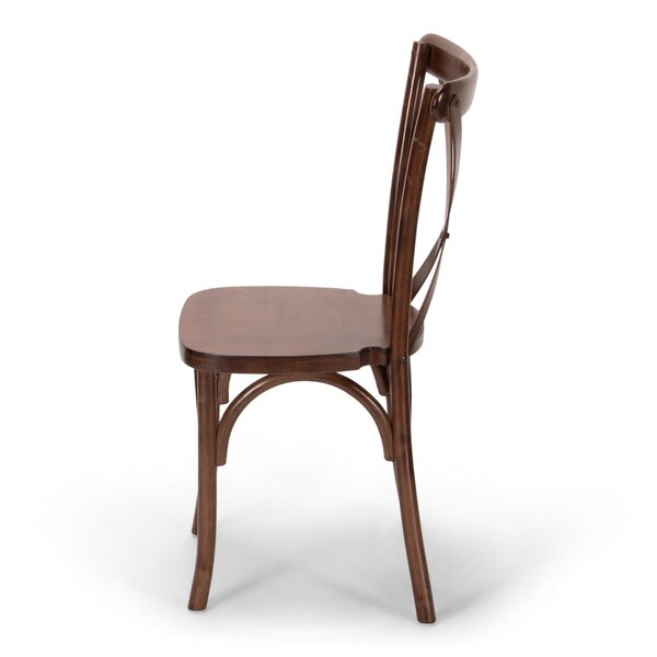 Atlas Commercial Products Madison Cross Back Chair, Mark II, Fruitwood - XBC45FW