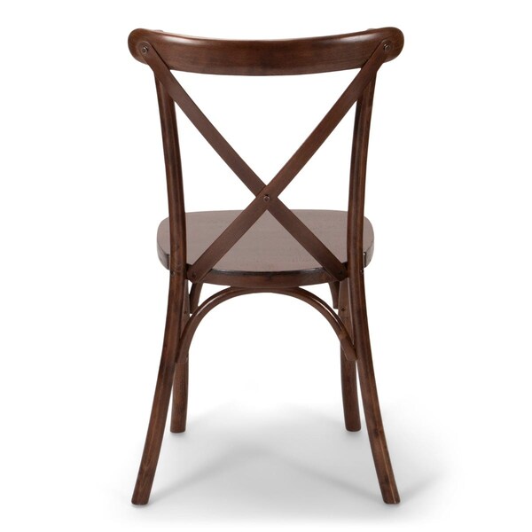 Atlas Commercial Products Madison Cross Back Chair, Mark II, Fruitwood - XBC45FW