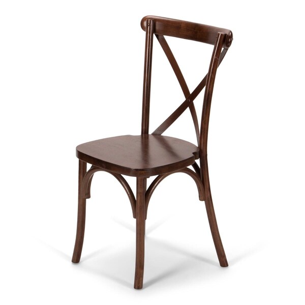 Atlas Commercial Products Madison Cross Back Chair, Mark II, Fruitwood - XBC45FW