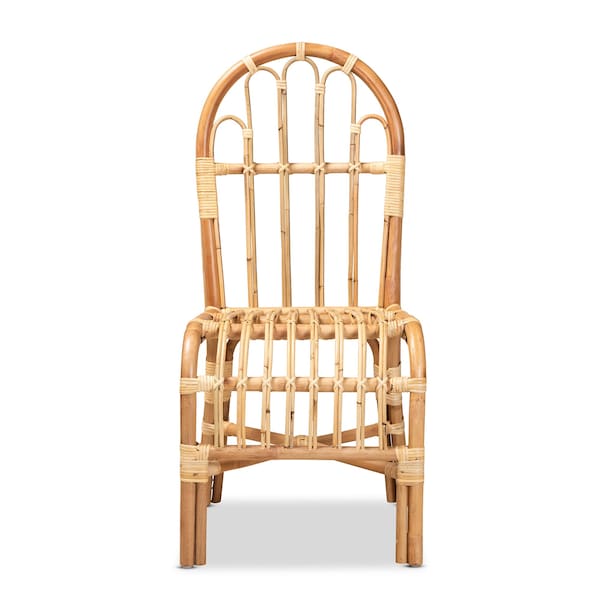 Baxton Studio Athena Modern and Contemporary Natural Finished Rattan Chair - 185-11873-ZORO