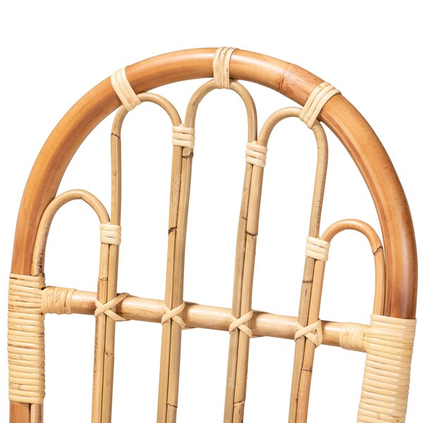 Baxton Studio Athena Modern and Contemporary Natural Finished Rattan Chair - 185-11873-ZORO