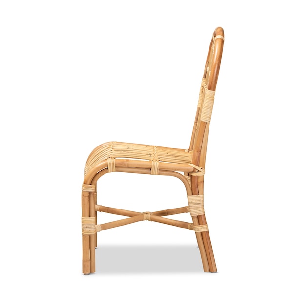 Baxton Studio Athena Modern and Contemporary Natural Finished Rattan Chair - 185-11873-ZORO