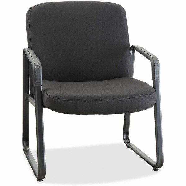Lorell Big & Tall Upholstered Guest Chair, Black - LLR84586