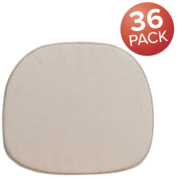 Flash Furniture Natural Thin Cushion - 36-XU-THIN-GG