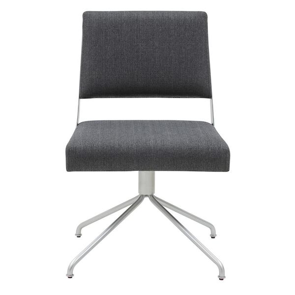 Safavieh Emmeline Swivel Office Chair Slate Grey & Silver - SFV4758F