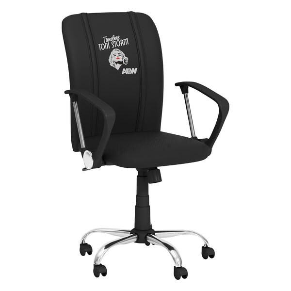 Dreamseat Curve Task Chair with AEW Timeless Toni Storm Logo - XZOCCURVE-PSAEW0007