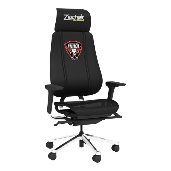 Dreamseat PhantomX Mesh Gaming Chair with Missouri Thunder Primary Logo - DSPHGMCHRBKJCKT-PSPBR0035A