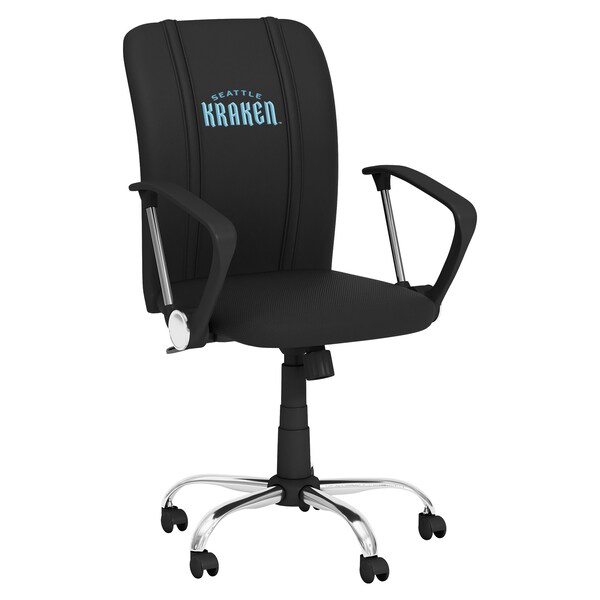 Dreamseat Curve Task Chair with Seattle Kraken Alternate Logo - XZOCCURVE-PSNHL43042