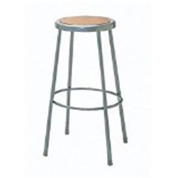 Nexel 18 in. Steel Adjustable Hardboard Seat Stool - HB18