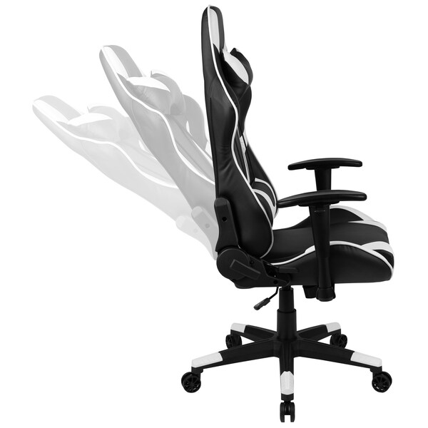 Flash Furniture Black LeatherSoft Gaming Chair with Reclining Back - CH-187230-1-BK-GG