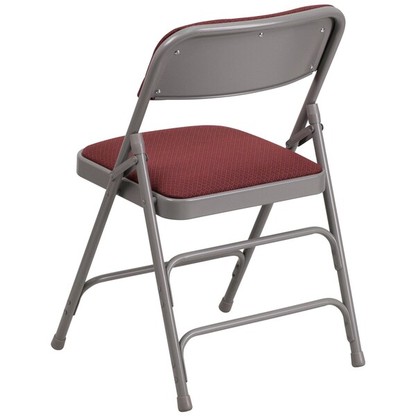 Flash Furniture Burgundy Fabric Metal Chair - AW-MC309AF-BG-GG