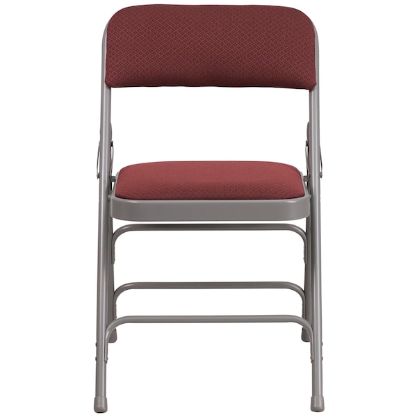 Flash Furniture Burgundy Fabric Metal Chair - AW-MC309AF-BG-GG