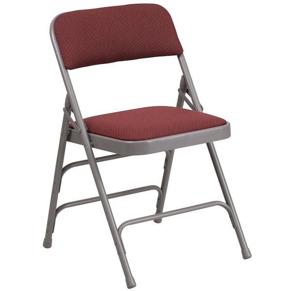 Flash Furniture Burgundy Fabric Metal Chair - AW-MC309AF-BG-GG