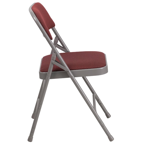 Flash Furniture Burgundy Fabric Metal Chair - AW-MC309AF-BG-GG