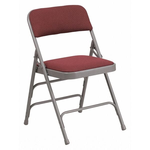 Flash Furniture Burgundy Fabric Metal Chair - AW-MC309AF-BG-GG