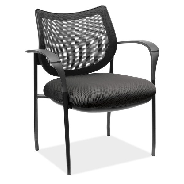 Officesource Carson Collection Guest Arm Chair with Black Frame - 18929FBK