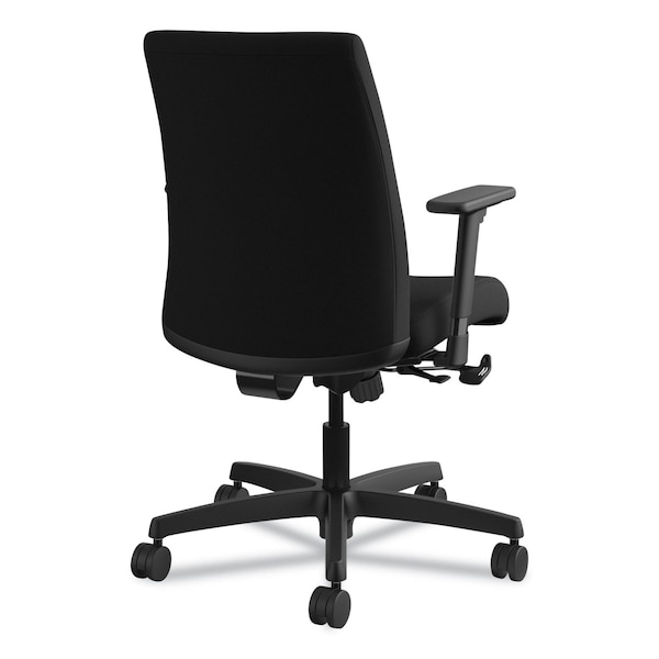 Hon Ignition Series Fabric Low-Back Task Chair, Black, Base: Black - HITL1.A.H.U.CU10.T.SB