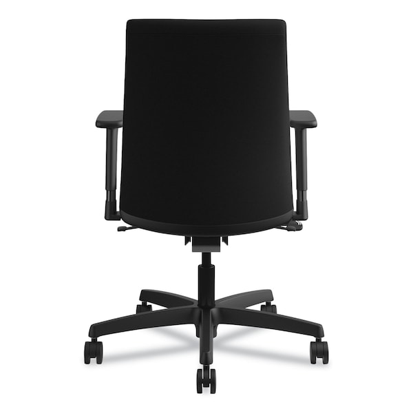 Hon Ignition Series Fabric Low-Back Task Chair, Black, Base: Black - HITL1.A.H.U.CU10.T.SB