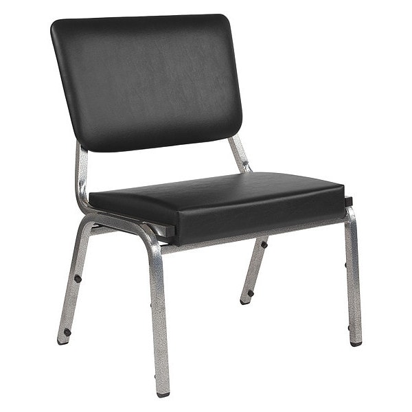 Flash Furniture Hercules Medical Waiting Room Chair, Black Back, 26-1/2 in W 23-1/2" L 34" H, Vinyl Seat - XU-DG-60442-660-2-BV-GG