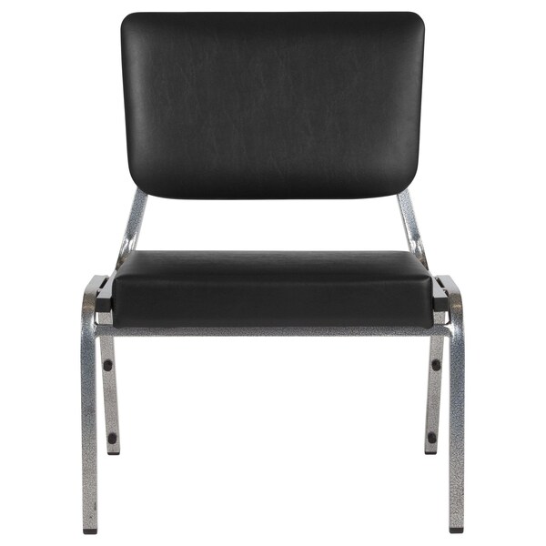 Flash Furniture Hercules Medical Waiting Room Chair, Black Back, 26-1/2 in W 23-1/2" L 34" H, Vinyl Seat - XU-DG-60442-660-2-BV-GG