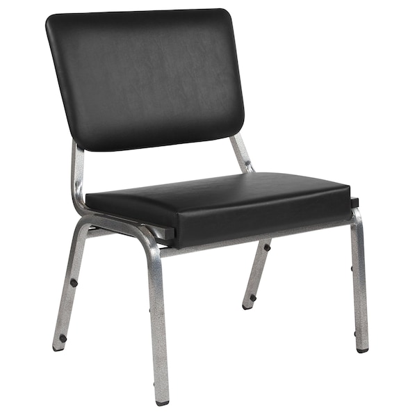 Flash Furniture Hercules Medical Waiting Room Chair, Black Back, 26-1/2 in W 23-1/2" L 34" H, Vinyl Seat - XU-DG-60442-660-2-BV-GG